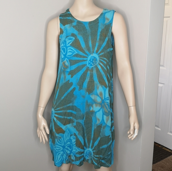 None Dresses & Skirts - Hibiscus Collection Hawaii Tropical Sun Dress
